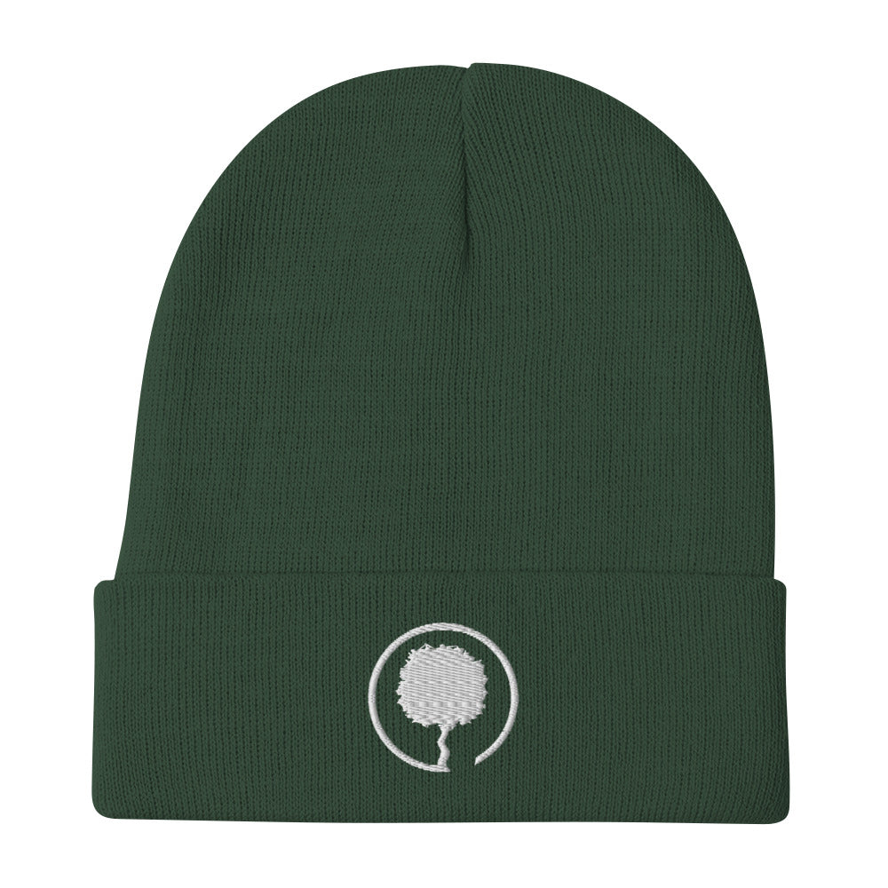 Bay Laurel Embroidered Beanie
