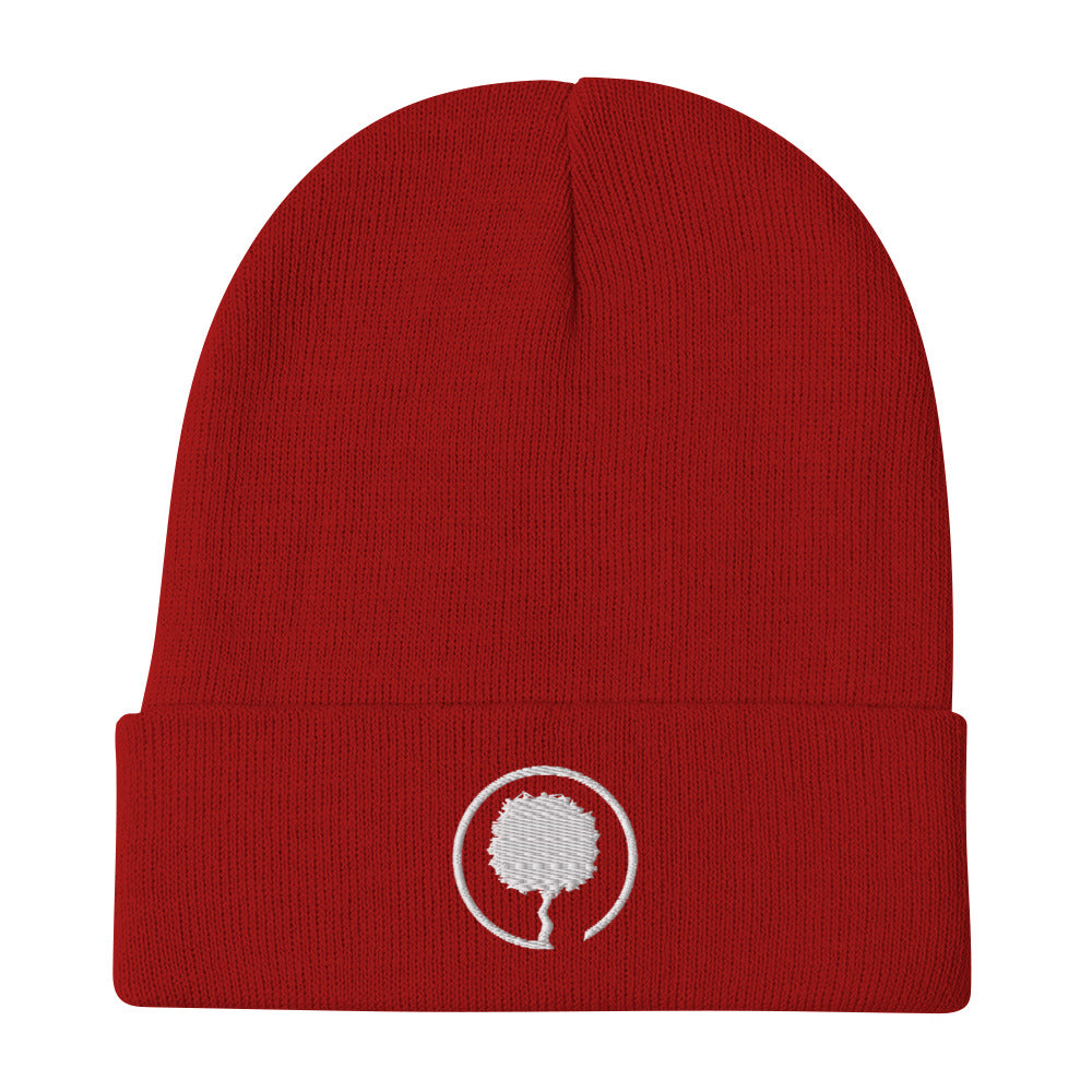 Bay Laurel Embroidered Beanie