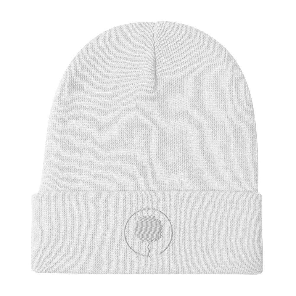Bay Laurel Embroidered Beanie